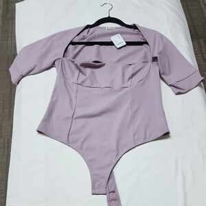 FP Movement by Free People Lavender Bodysuit